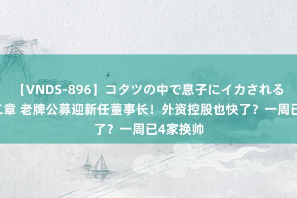 【VNDS-896】コタツの中で息子にイカされる義母 第二章 老牌公募迎新任董事长！外资控股也快了？一周已4家换帅