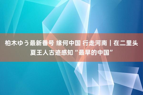 柏木ゆう最新番号 缘何中国 行走河南｜在二里头夏王人古迹感知“最早的中国”