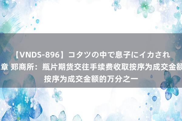 【VNDS-896】コタツの中で息子にイカされる義母 第二章 郑商所：瓶片期货交往手续费收取按序为成交金额的万分之一