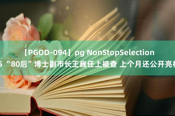 【PGOD-094】pg NonStopSelection 5 “80后”博士副市长王巍任上被查 上个月还公开亮相