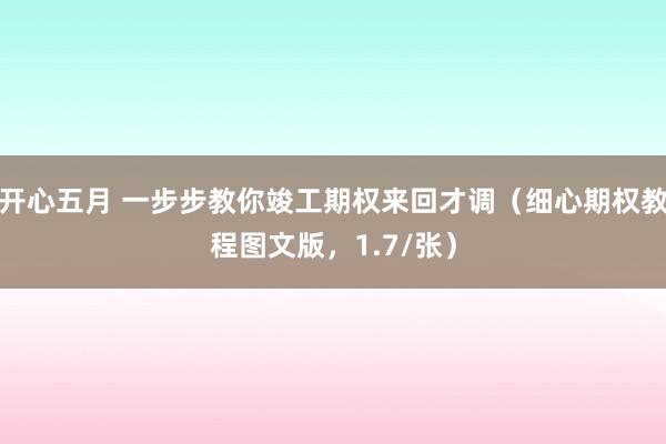 开心五月 一步步教你竣工期权来回才调（细心期权教程图文版，1.7/张）